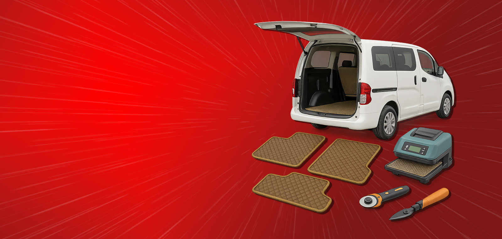 Автомобильные коврики на заказ для фургонов и микроавтобусов